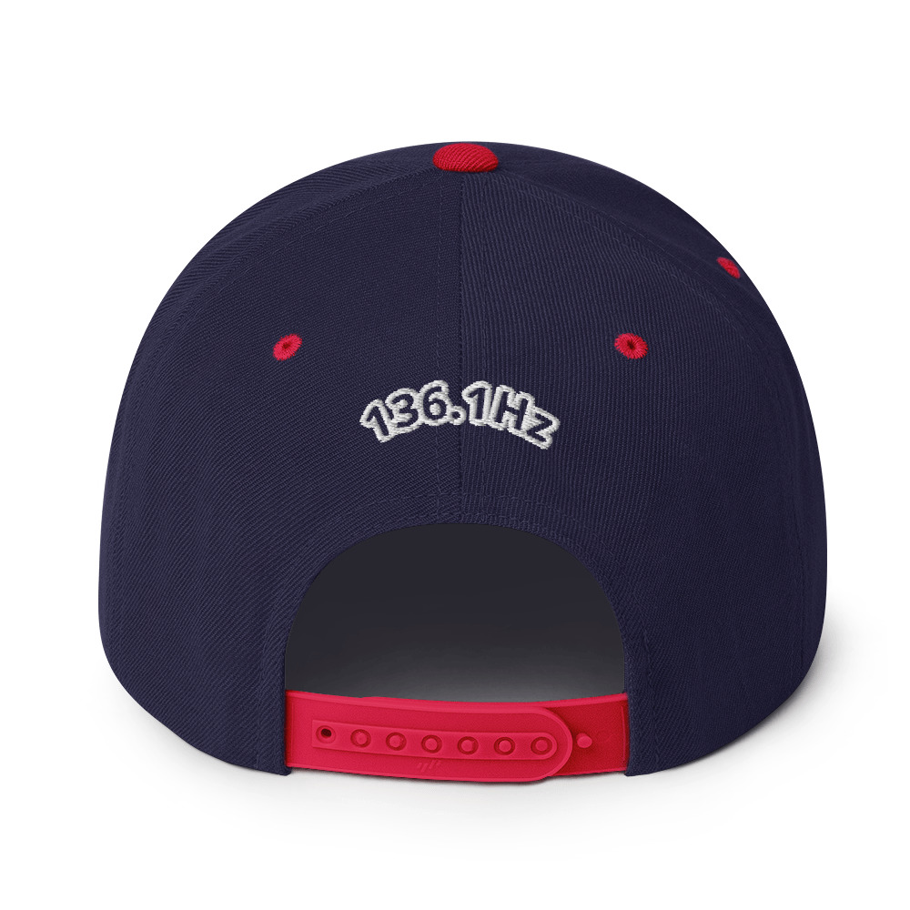 Navy and Red Bullyz Hieroglyphic Crown – back