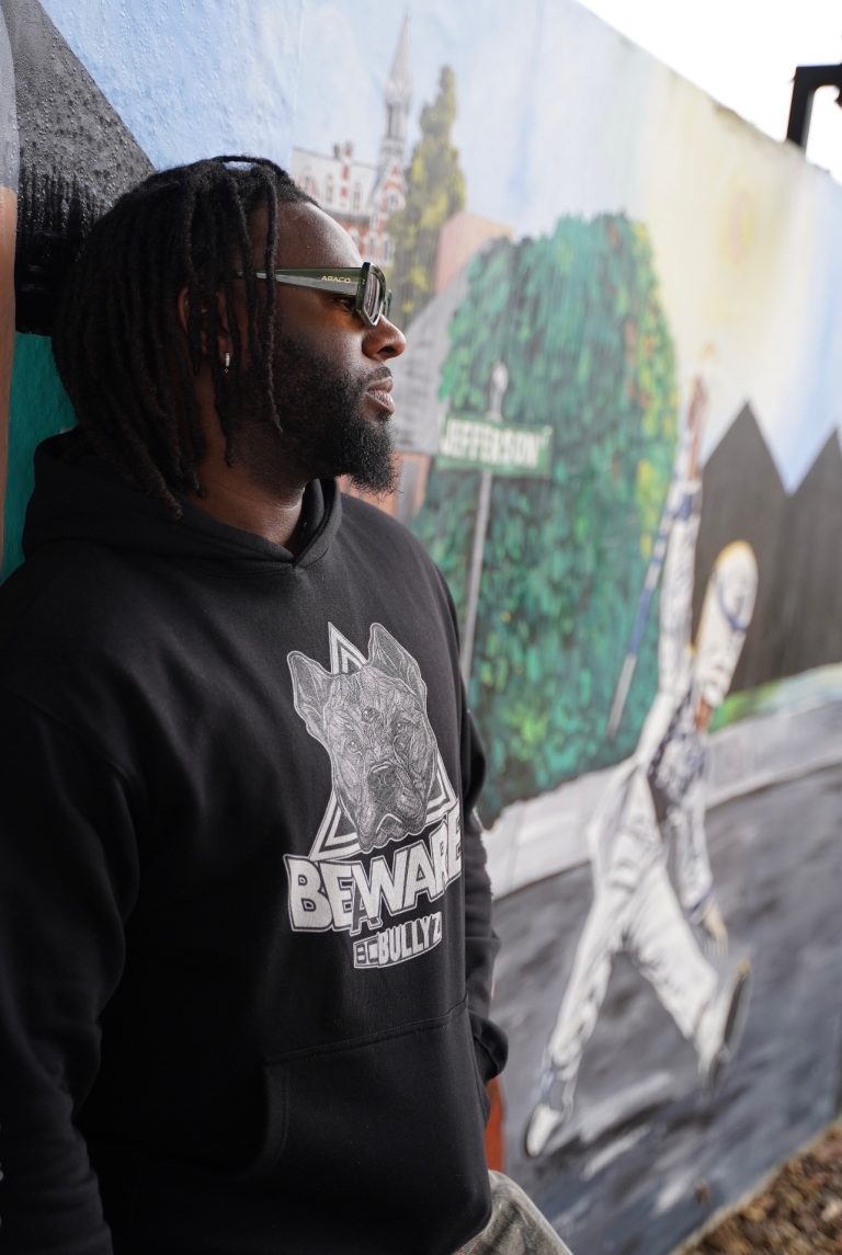Beware Bullyz hoodie mural