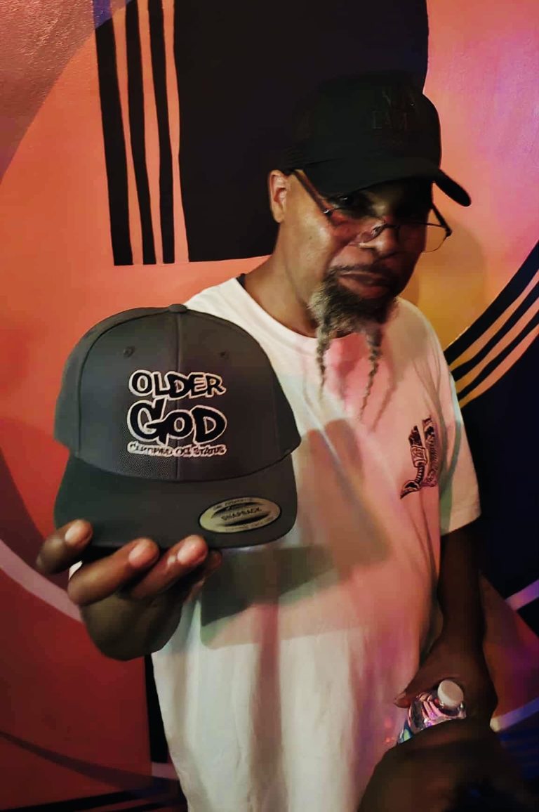 Older god black snapback hat product