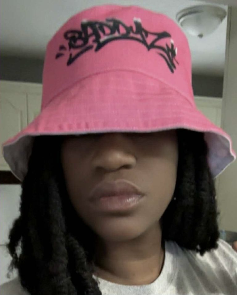 Pink Baddyz bucket hat women