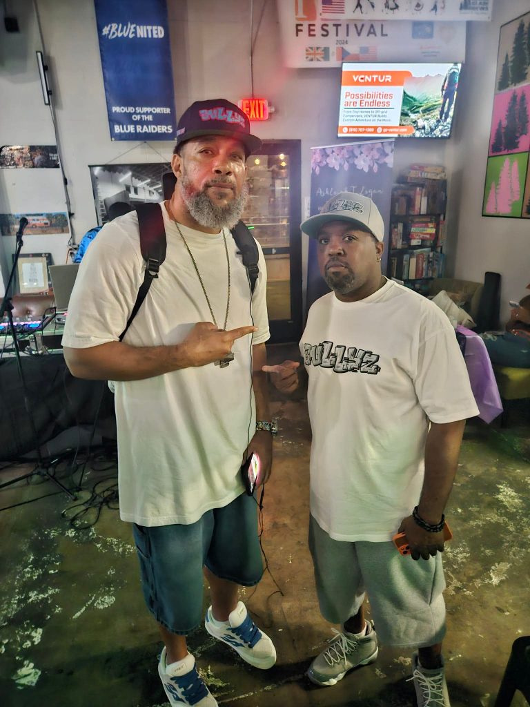 White Bullyz tee event friends